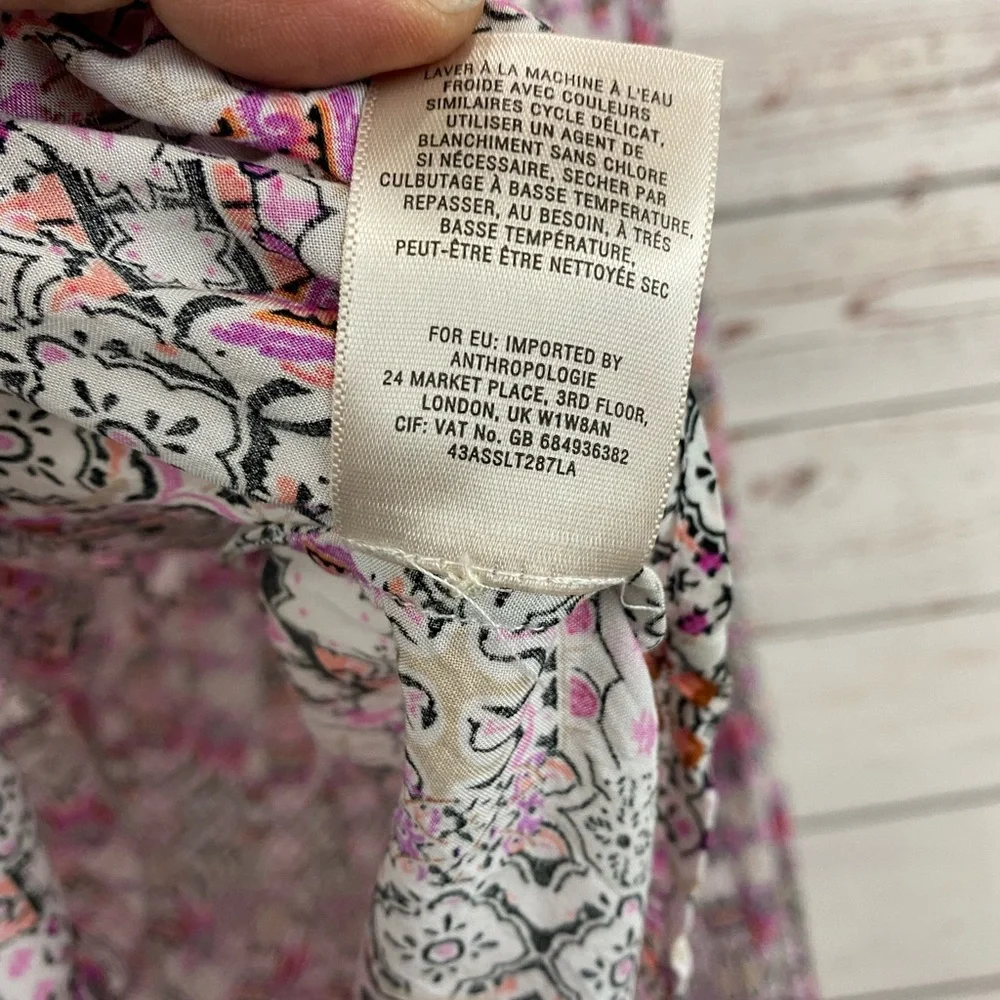 Anthropologie • Maeve Islet Button Down Top - Picture 4 of 7